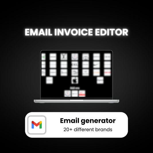 Email Invoice Editor